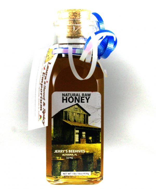 1 Lb Glass Orange Blossom Honey