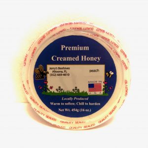 Peach Premium Creamed Honey