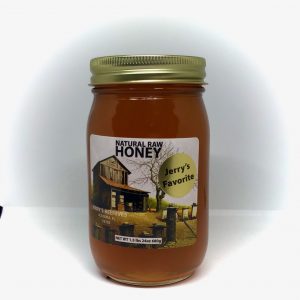 Jerry's Favorite Honey 1.5 Pounds in Glass Jar 1 Pint