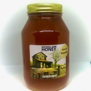 Jerry's Favorite Honey 3 Lb Glass Jar
